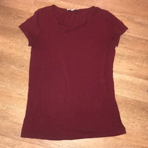 Strappy neck T-shirt